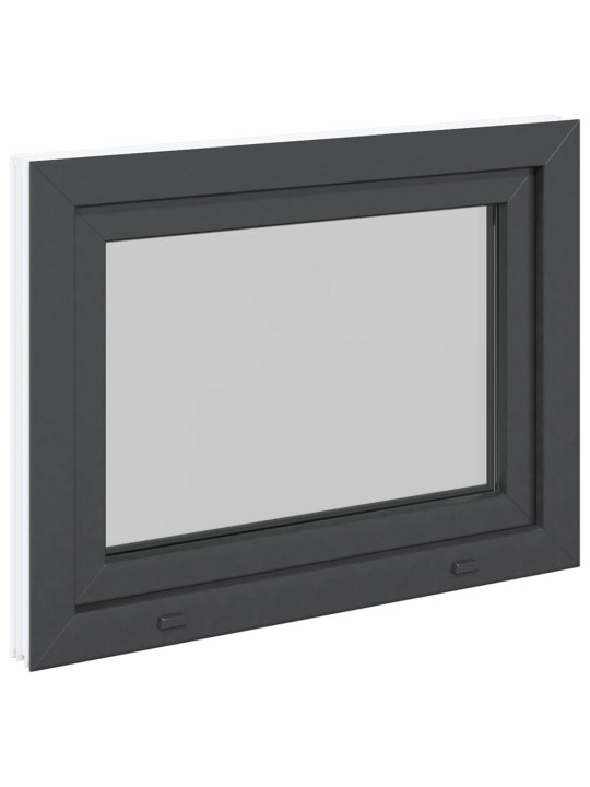 Kellari-ikkuna "RISOR" 90x50 cm kallistus-/kääntymisovi DIN vasen antrasiitti
