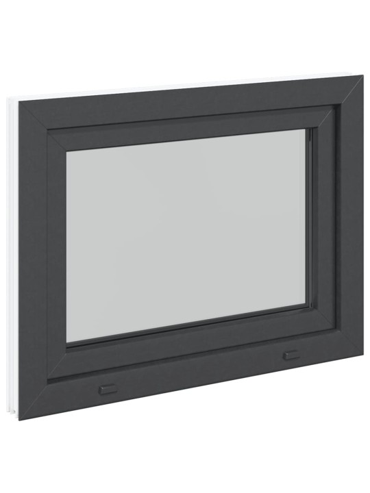 Kellari-ikkuna "RISOR" 90x70 cm kallistus-/kääntymisovi DIN vasen antrasiitti