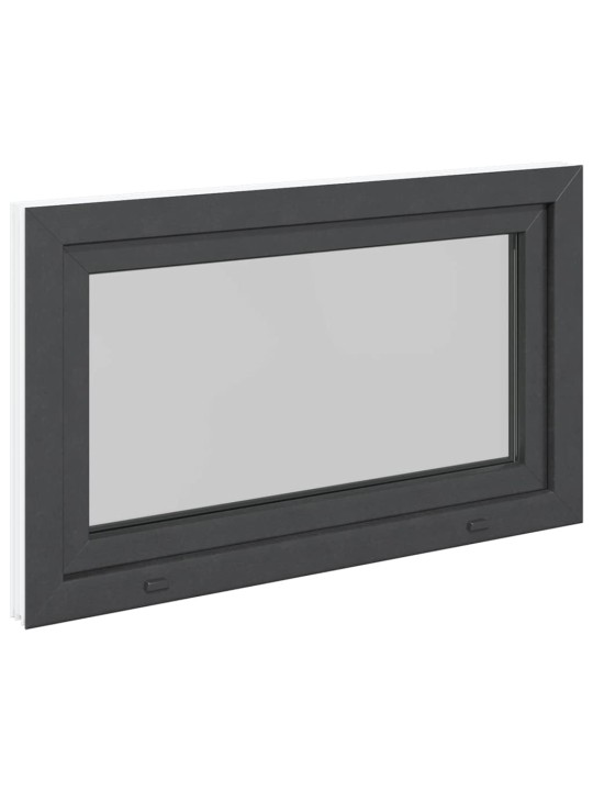 Kellari-ikkuna "RISOR" 100x60 cm kallistus-/kääntymisovi DIN vasen antrasiitti