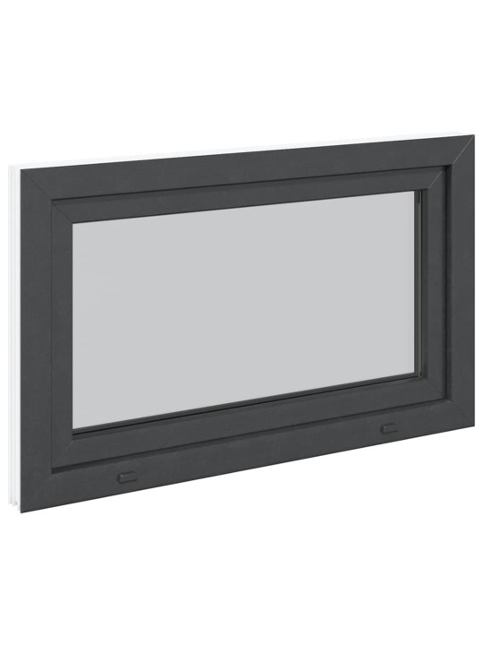 Kellari-ikkuna "RISOR" 100x70 cm kallistus-/kääntymisovi DIN vasen antrasiitti