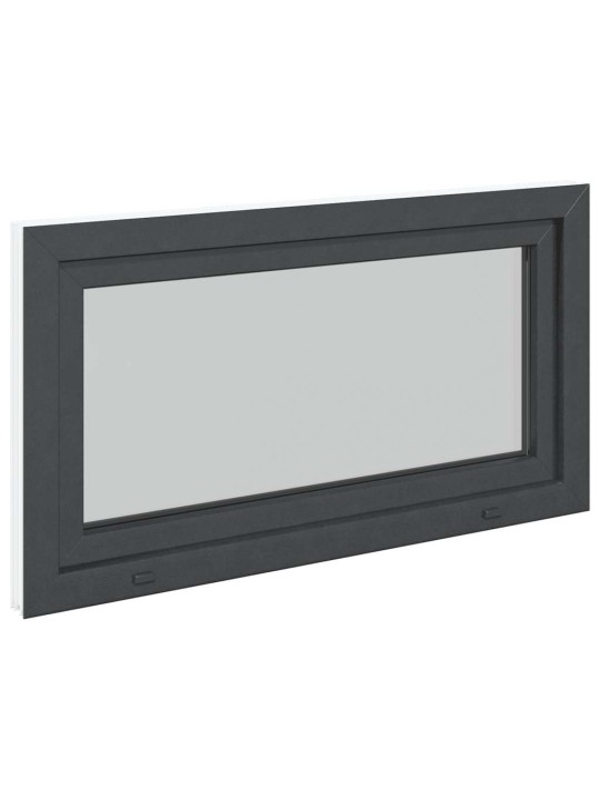 Kellari-ikkuna "RISOR" 110x50 cm kallistus-/kääntymisovi DIN vasen antrasiitti