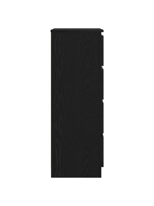 Senkki musta tammi 60x35x98,5 cm tekninen puu