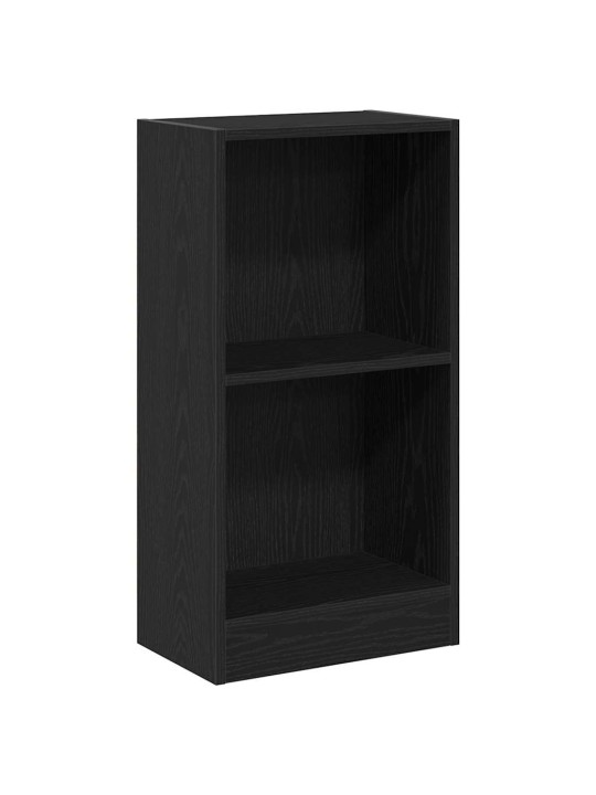 Kirjahylly musta tammi 40x24x76 cm tekninen puu