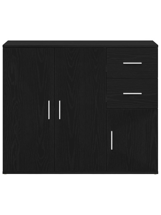 Senkki musta tammi 91x29,5x75 cm tekninen puu