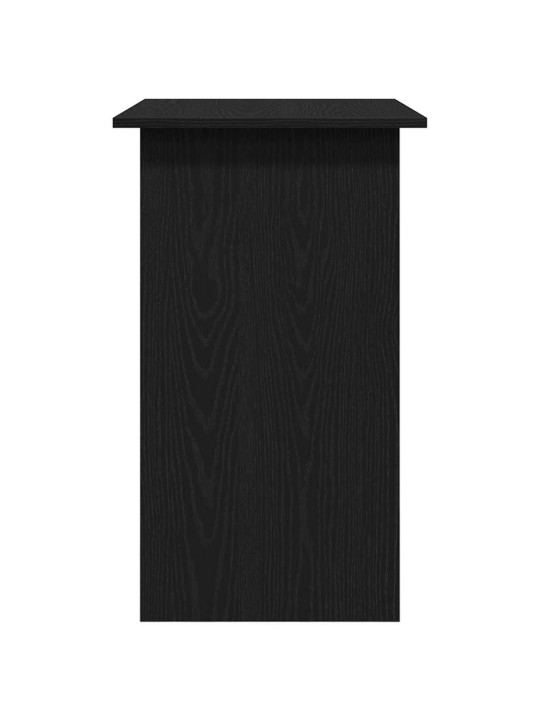Työpöytä musta tammi 80x45x74 cm tekninen puu