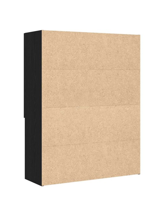 Pesukonekaappi musta tammi 70,5x25,5x90 cm