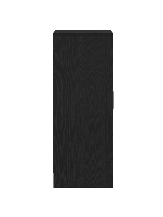 Kenkäkaappi musta tammi 60x35x92 cm tekninen puu