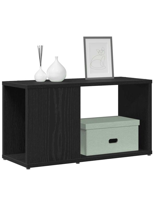 Tv-taso musta tammi 60x24x32 cm tekninen puu