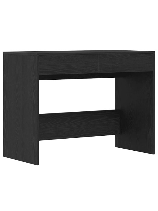 Työpöytä musta tammi 101x50x76,5 cm tekninen puu
