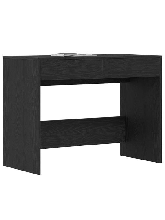 Työpöytä musta tammi 101x50x76,5 cm tekninen puu