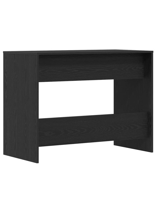 Työpöytä musta tammi 101x50x76,5 cm tekninen puu
