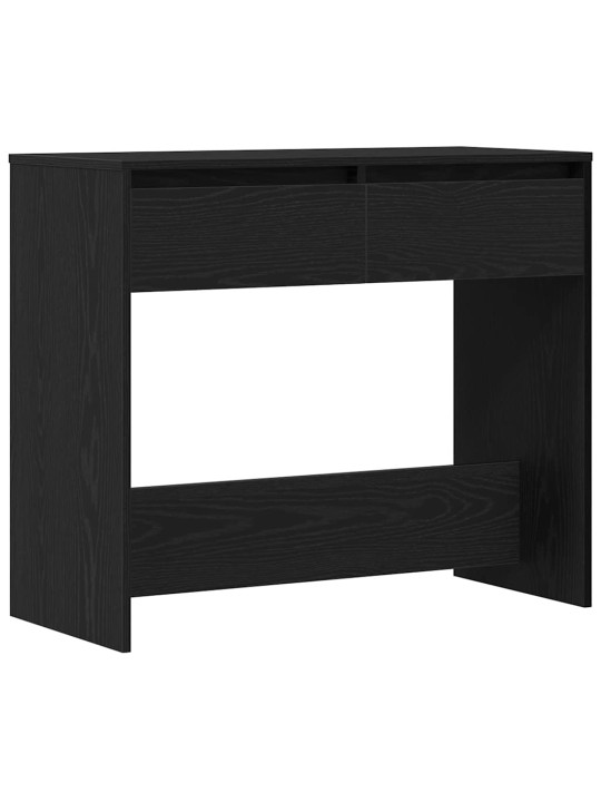 Konsolipöytä musta tammi 89x41x76,5 cm tekninen puu