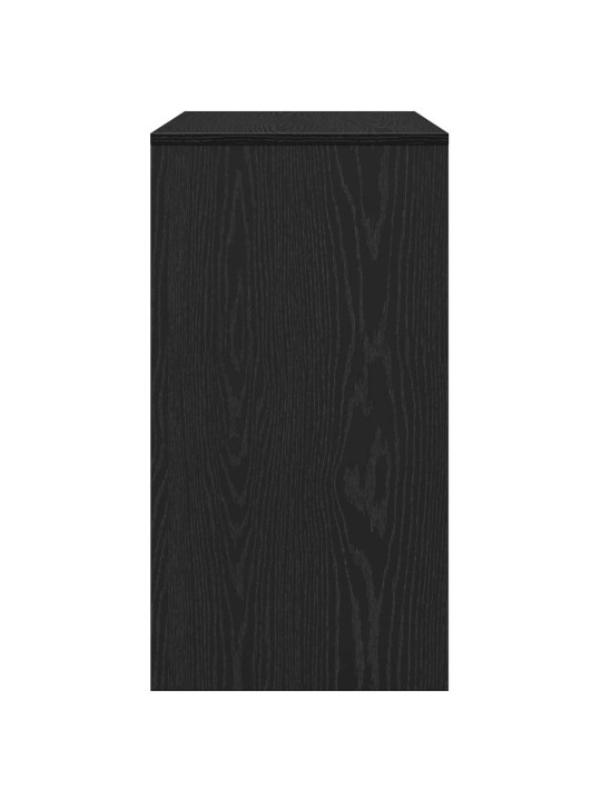 Konsolipöytä musta tammi 89x41x76,5 cm tekninen puu