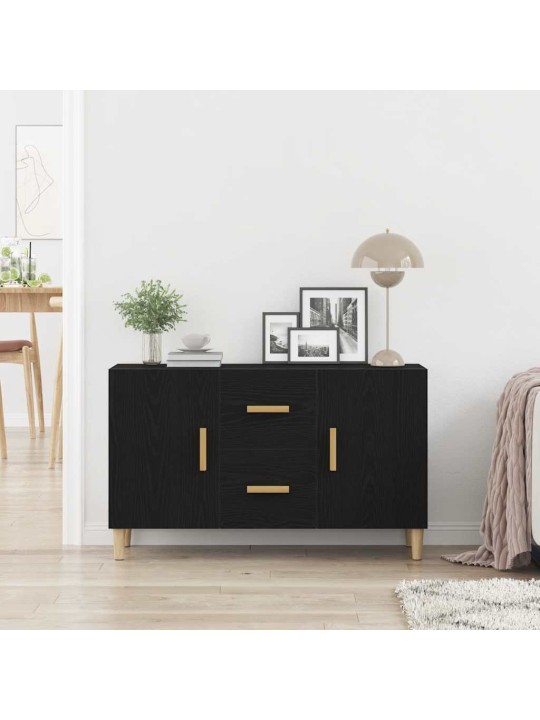 Senkki musta tammi 100x36x60 cm tekninen puu