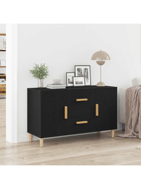 Senkki musta tammi 100x36x60 cm tekninen puu