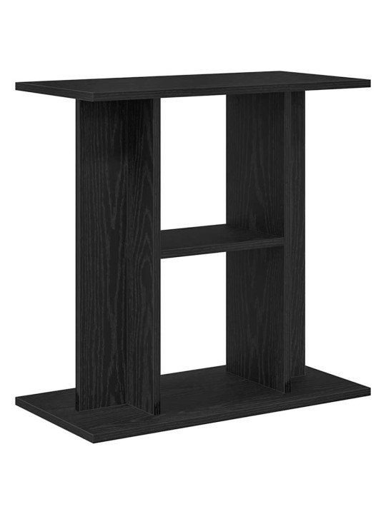 Akvaarioteline musta tammi 60x30x60 cm tekninen puu