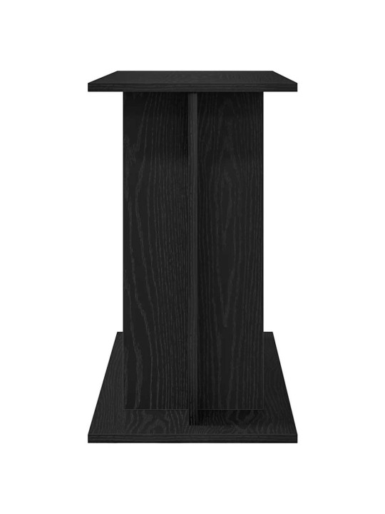 Akvaarioteline musta tammi 80x35x60 cm tekninen puu