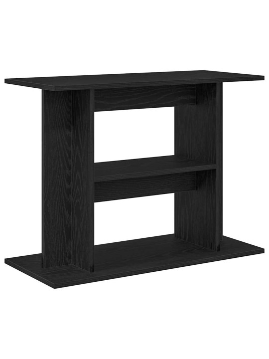 Akvaarioteline musta tammi 80x35x60 cm tekninen puu