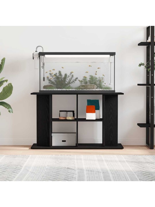 Akvaarioteline musta tammi 100x40x60 cm tekninen puu