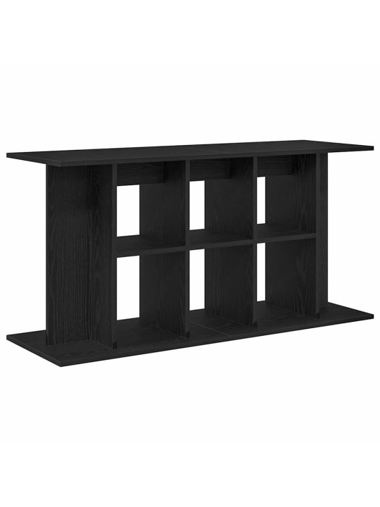 Akvaarioteline musta tammi 120x40x60 cm tekninen puu