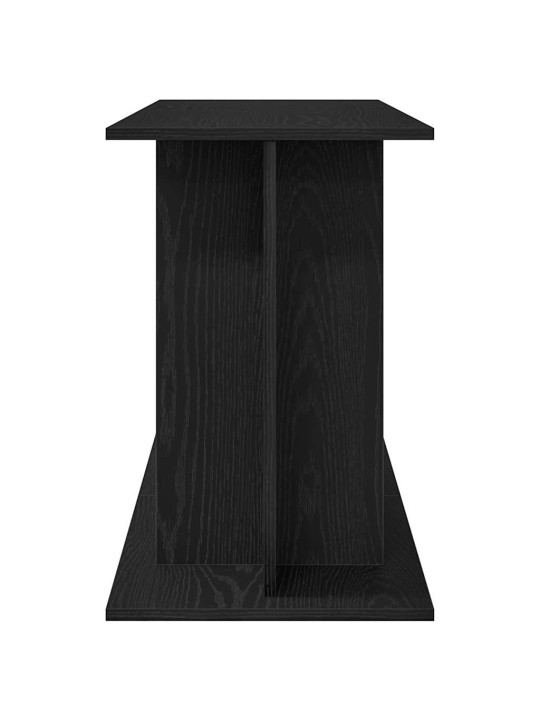 Akvaarioteline musta tammi 120x40x60 cm tekninen puu
