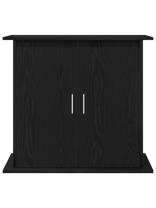 Akvaarioteline musta tammi 81x36x73 cm tekninen puu