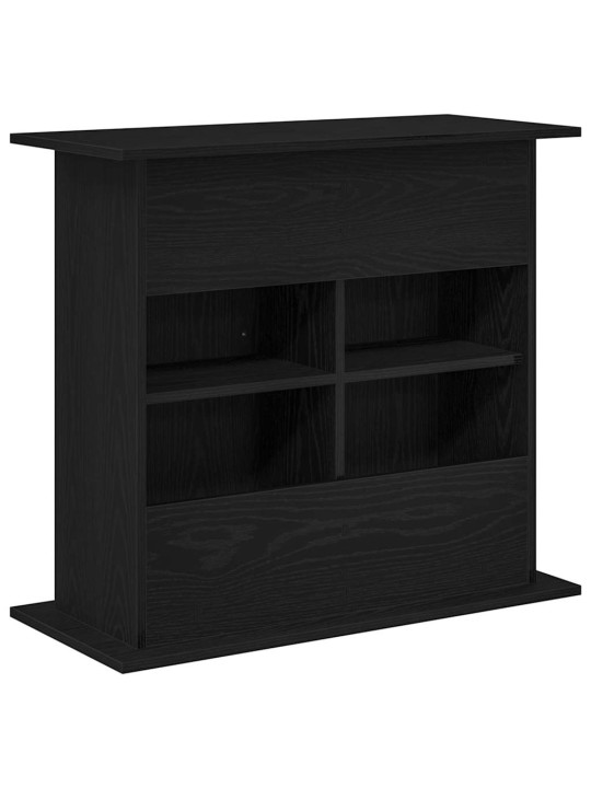 Akvaarioteline musta tammi 81x36x73 cm tekninen puu