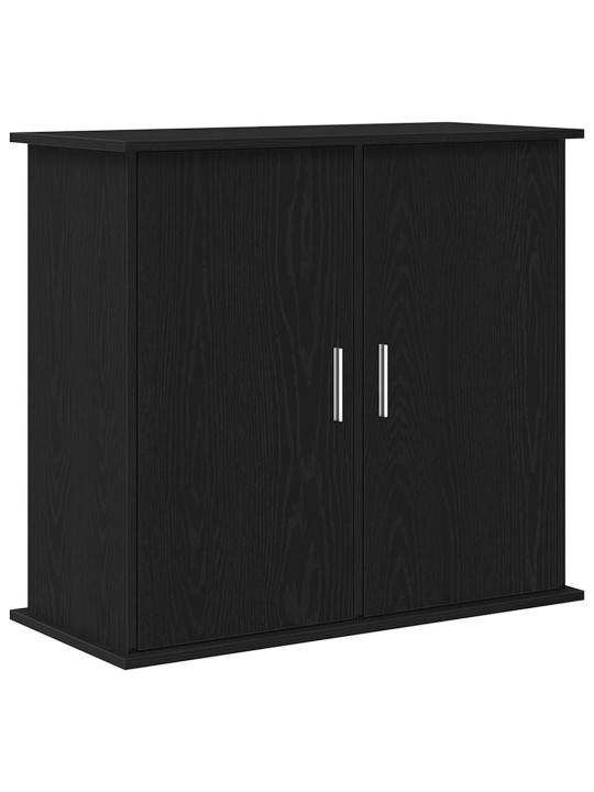 Akvaarioteline musta tammi 81x36x73 cm tekninen puu
