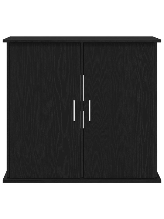 Akvaarioteline musta tammi 81x36x73 cm tekninen puu