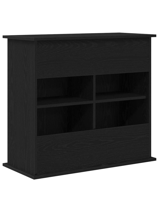 Akvaarioteline musta tammi 81x36x73 cm tekninen puu