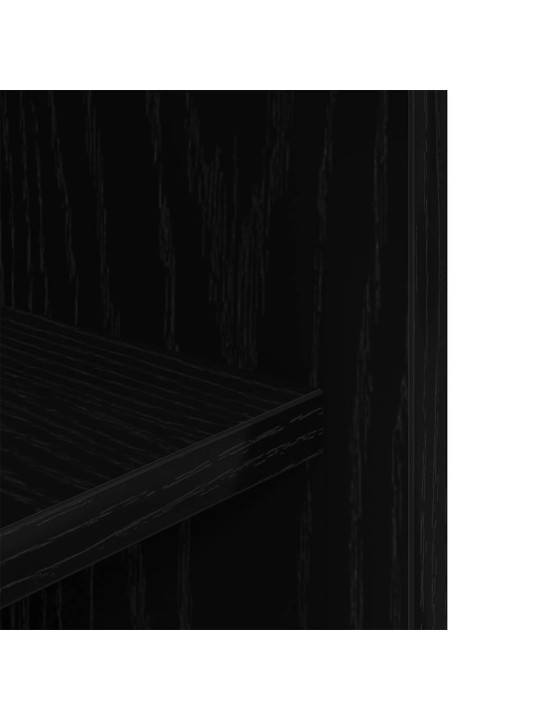 Akvaarioteline musta tammi 60,5x36x72,5 cm tekninen puu