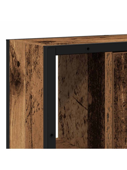 Kylpyhuoneen peilikaappi vanha puu 60x16x60 cm tekninen puu
