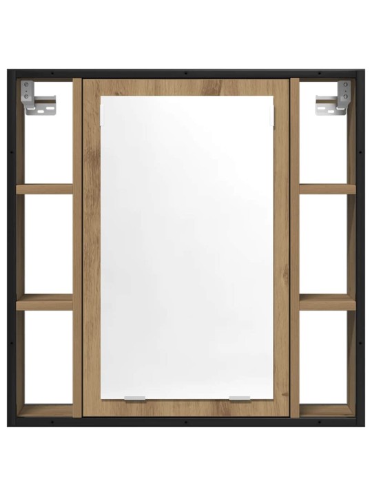 Kylpyhuoneen peilikaappi artesaani tammi 60x16x60 cm