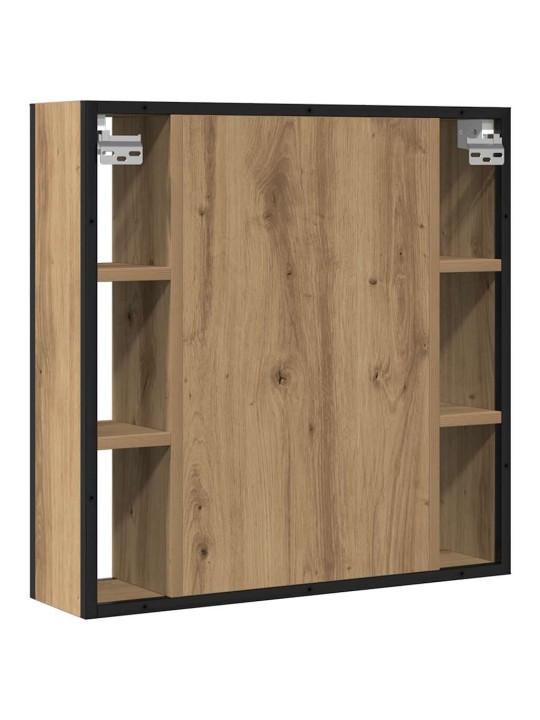 Kylpyhuoneen peilikaappi artesaani tammi 60x16x60 cm