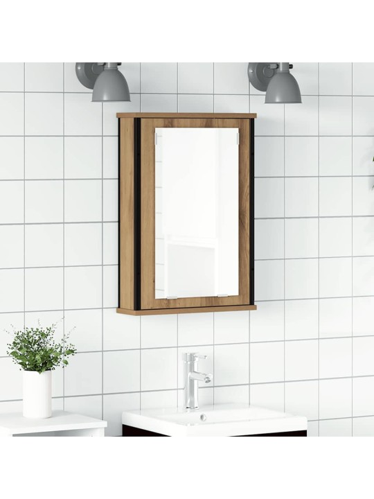 Kylpyhuoneen peilikaappi artesaani tammi 42x12x60 cm