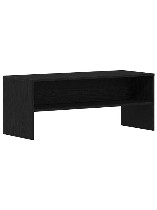 Tv-taso musta 100x40x40 cm lastulevy