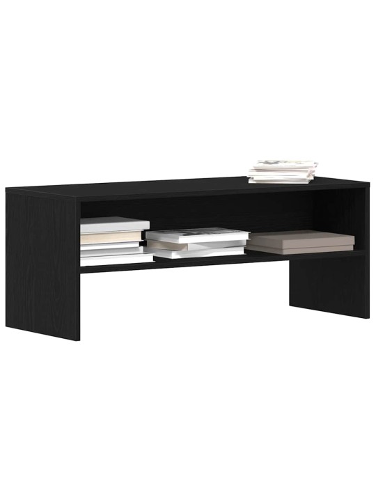 Tv-taso musta 100x40x40 cm lastulevy