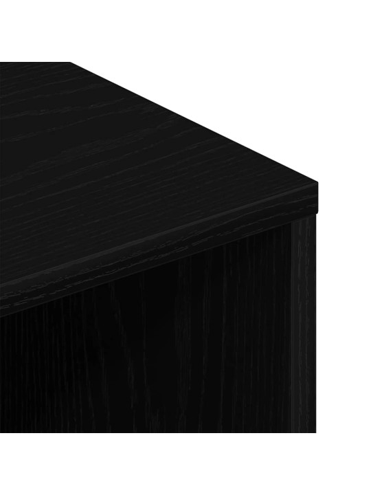 Tv-taso musta 100x40x40 cm lastulevy