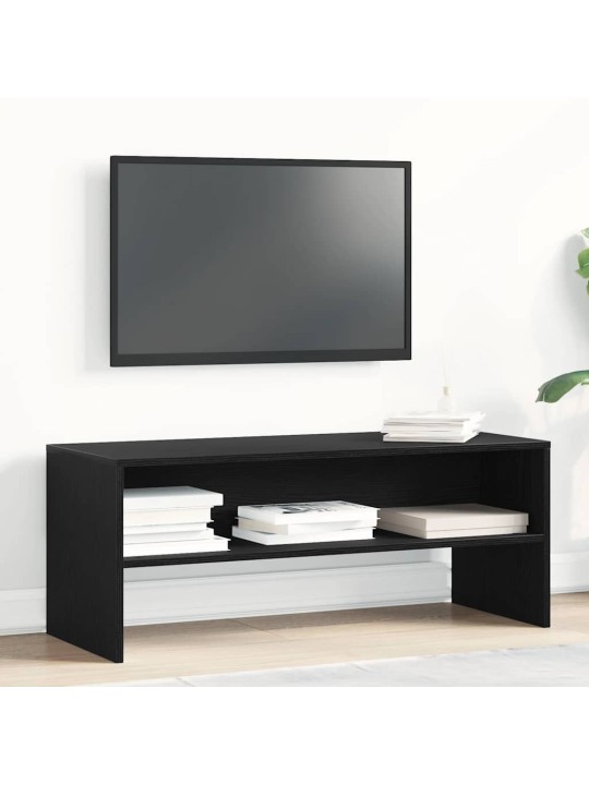 Tv-taso musta 100x40x40 cm lastulevy