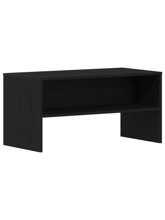 Tv-kaappi musta tammi 80x40x40 cm engineered wood
