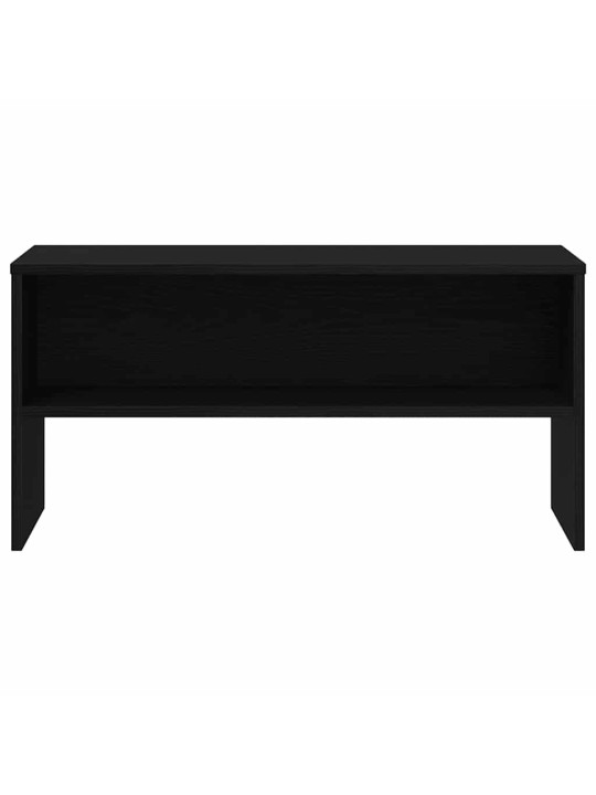Tv-kaappi musta tammi 80x40x40 cm engineered wood
