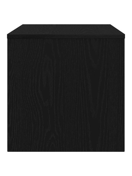 Tv-kaappi musta tammi 80x40x40 cm engineered wood