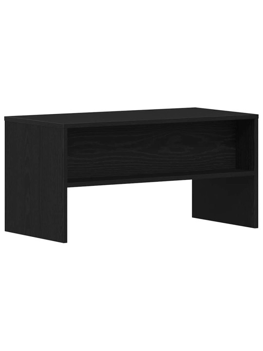 Tv-kaappi musta tammi 80x40x40 cm engineered wood