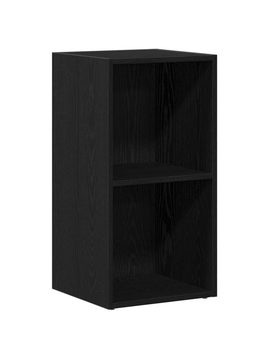 Lp säilytyslaatikko musta tammi 71x34x36 cm tekninen puu