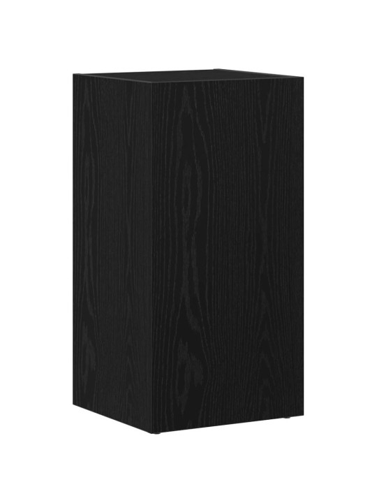 Lp säilytyslaatikko musta tammi 71x34x36 cm tekninen puu