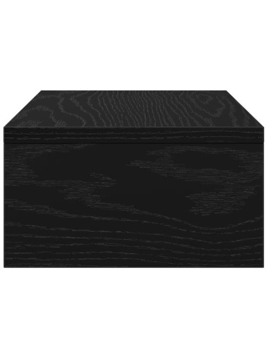 Näyttökoroke musta tammi 42x24x13 cm tekninen puu