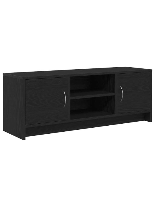 Tv-taso musta tammi 102x30x37,5 cm tekninen puu