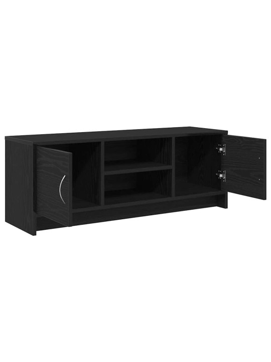 Tv-taso musta tammi 102x30x37,5 cm tekninen puu
