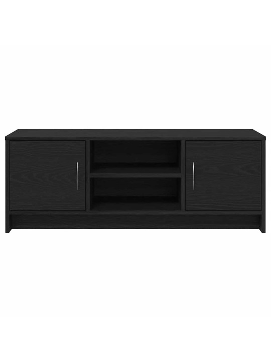 Tv-taso musta tammi 102x30x37,5 cm tekninen puu