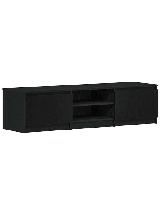 Tv-taso musta tammi 140x40x36 cm tekninen puu